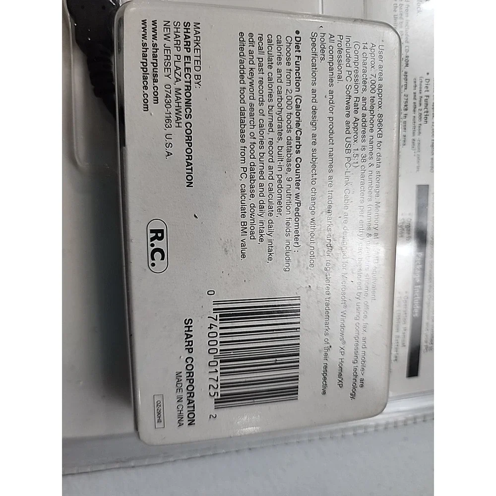 Sharp Wizard Organizer OZ-290H2 Brand New Sealed Vintage